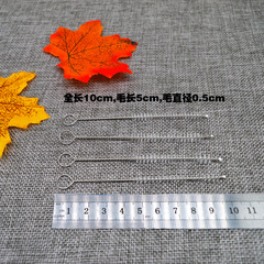 吸管清潔試管鐵線毛刷不鏽鋼尼龍奶瓶試管刷子毛刷尼龍刷條刷