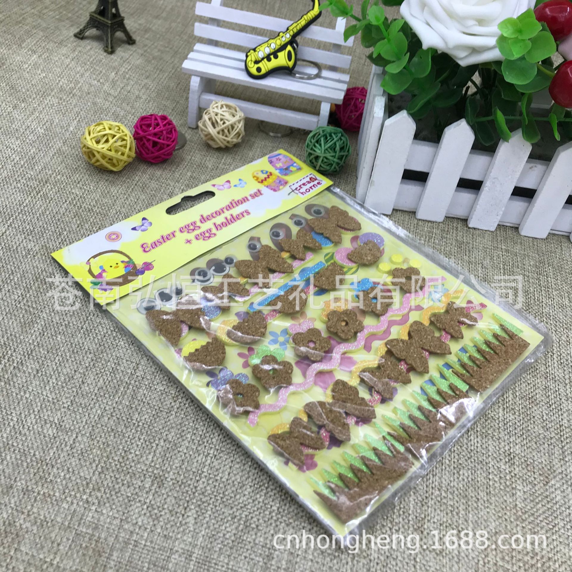 定制软木不干胶贴纸套装