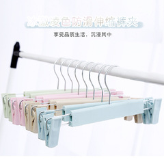 Wholesale non-slip plastic hangers, pants hangers, pants clips, skirt clips, underwear hangers, cabinet underwear clips, drying clothes hangers, clothing store racks