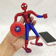 [Spider-Man Model] Aluminum Wire Aluminum Wire Crafts Model College Student Part-time Project Hot Selling Street Stall Supply