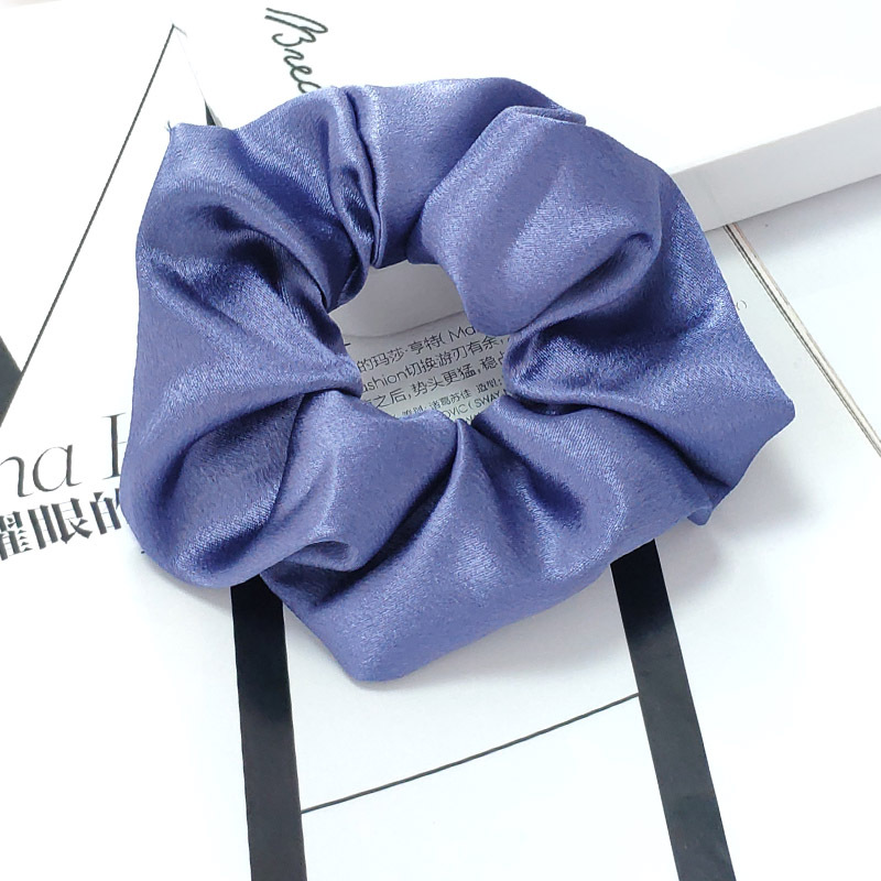 Simple Satin Retro Hair Scrunchies display picture 4