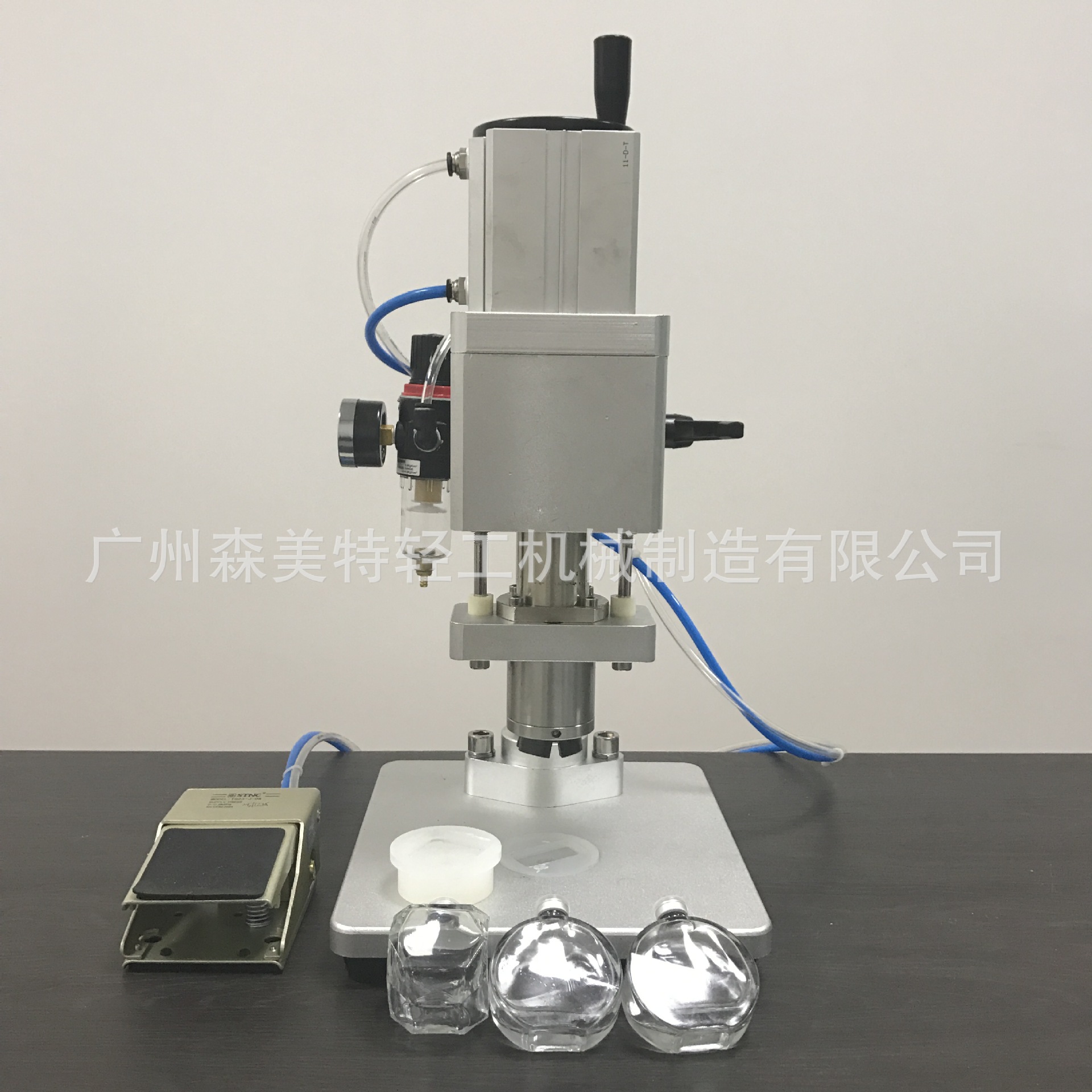 安瓶西林瓶半自动轧盖机 口服液纯气动封口机轧盖机