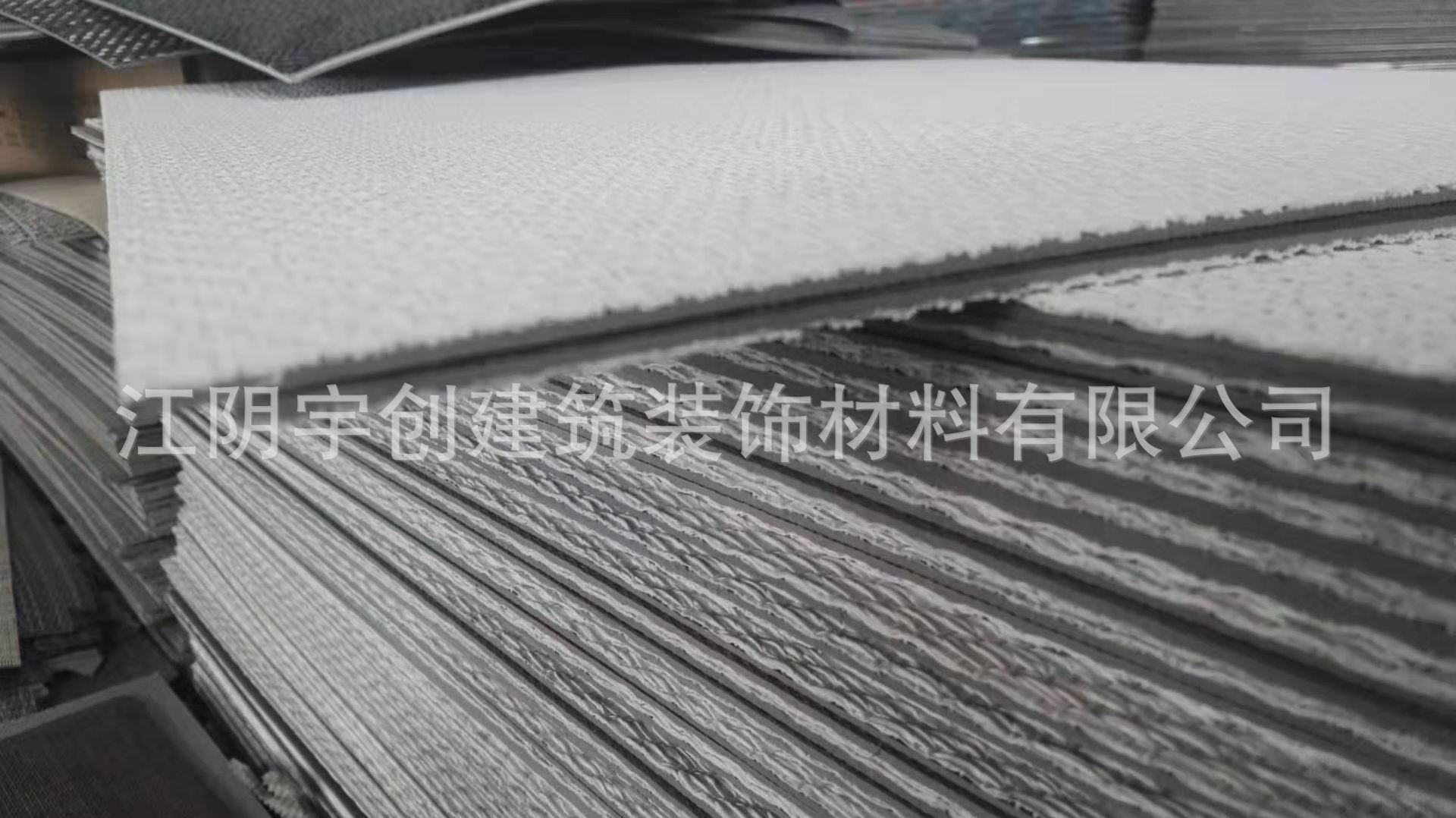 定制PVC编织纹塑胶地板 灰黑底编织地垫卷材片材 PVC编织地毯墙布-阿里巴巴