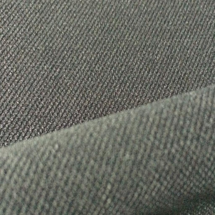 涤纶珍珠点提花小双链登山布 轻薄运动女装面料