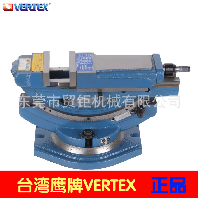 代理台湾鹰牌精密可倾斜式油压虎钳VHT-4开口170MM