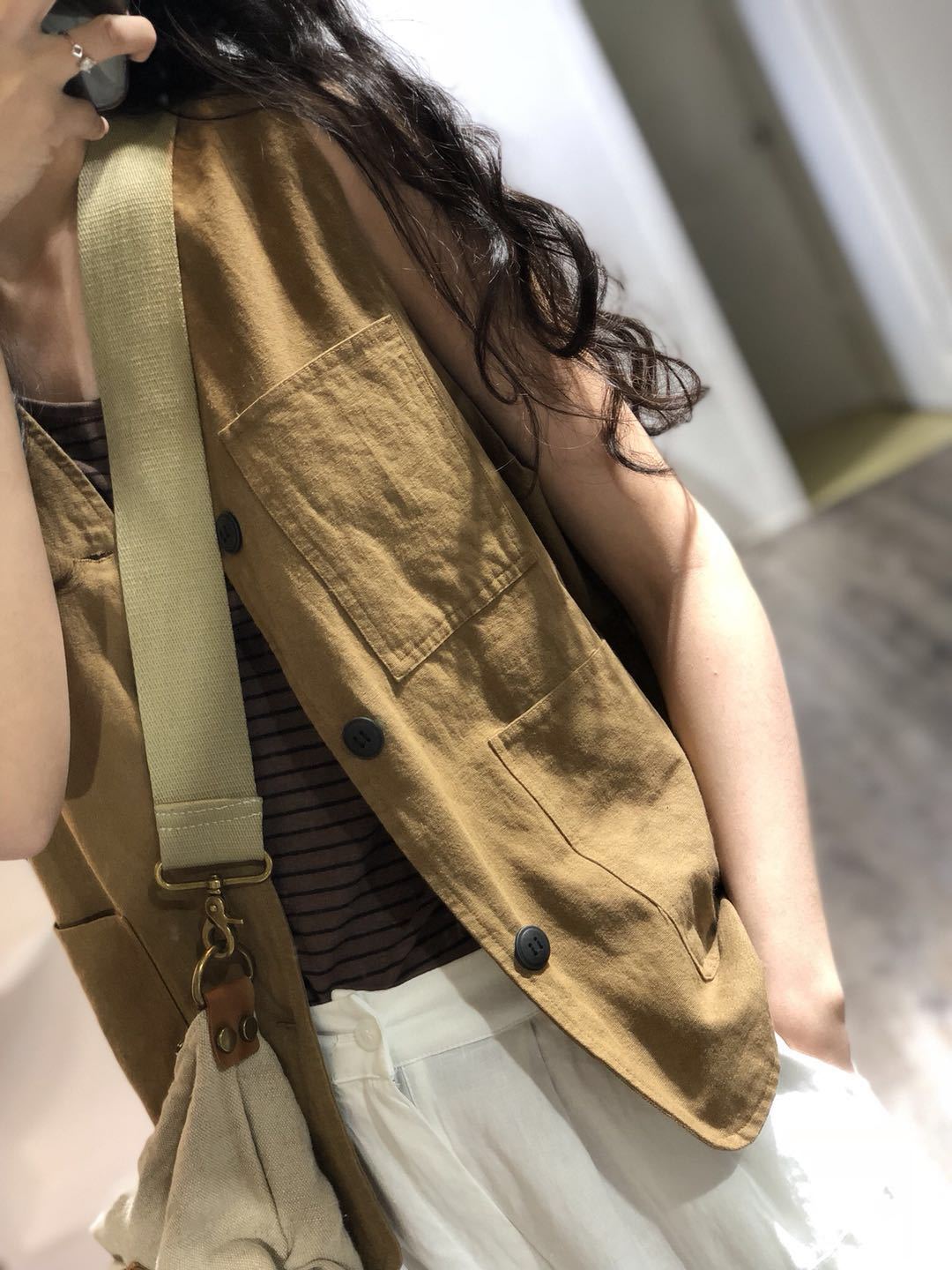 Gilet femme en Coton et lin - Ref 3316802 Image 13