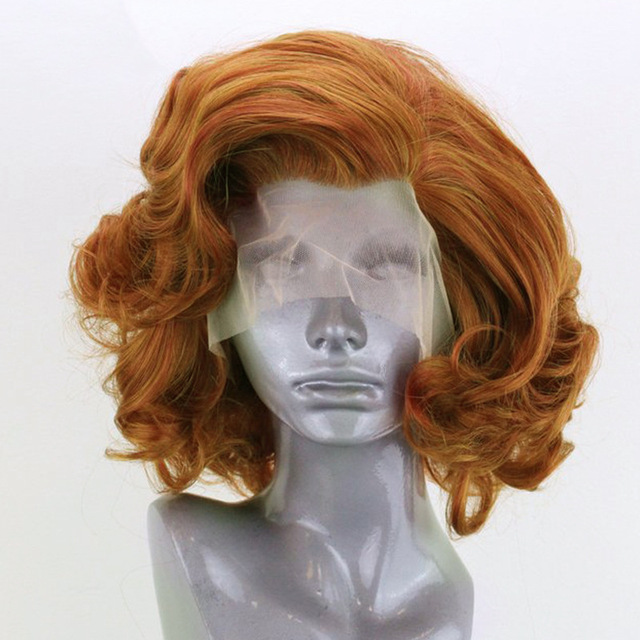 Orange Bob Wig