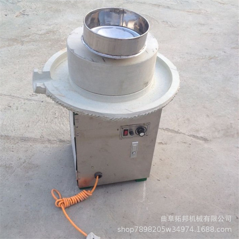 电动电动石磨机 豆浆米浆石磨加工机 高效率肠粉石磨机图片