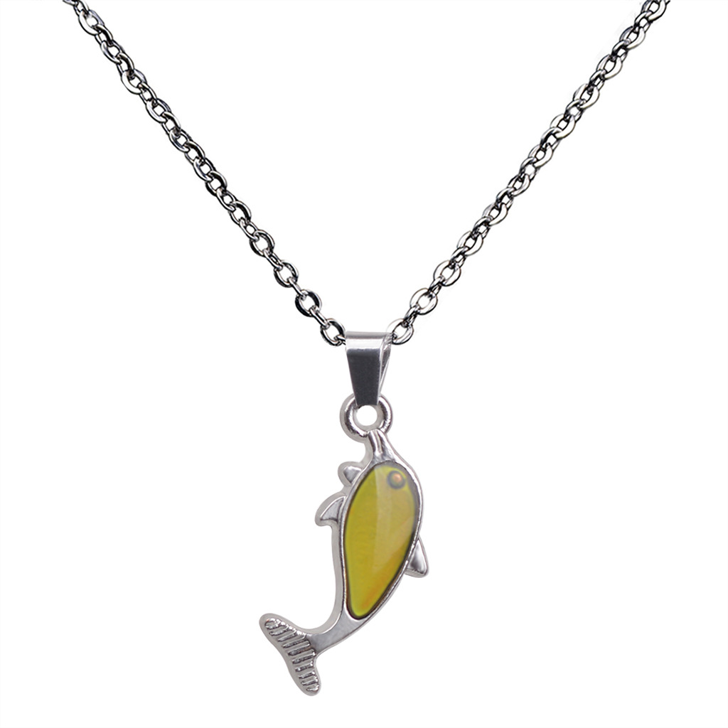 Collier En Acier Inoxydable Avec Pendentif En Forme De Dauphin display picture 8