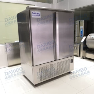 l商用大型低温急速冷柜 双开门面团急速冷冻机 30盘-40度速冻柜 