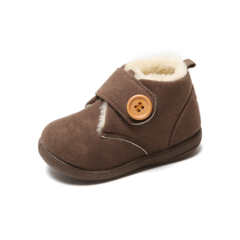 Scarpe da bambino in cotone, 1-3 anni, suole morbide e spesse da uomo invernali, pantaloncini caldi per bambini e ragazze_voghion.com