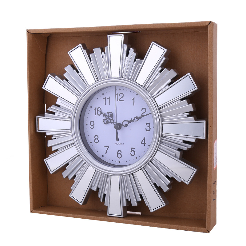 Reloj de pared simple de estilo europeo de moda moderna sala de estar simple Nórdico creativo Hogar personalizado reloj al por mayor