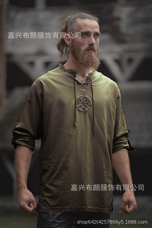 2018 Cross-border Supply Spring and Summer Casual Slim Shirt Long-sleeved Cotton and Linen Solid Color Large Size Shirt Men's Top 2018 Cross-border Supply Spring and Summer Casual Slim Shirt Long-sleeved Cotton and Linen Solid Color Large Size Shirt Men's Top