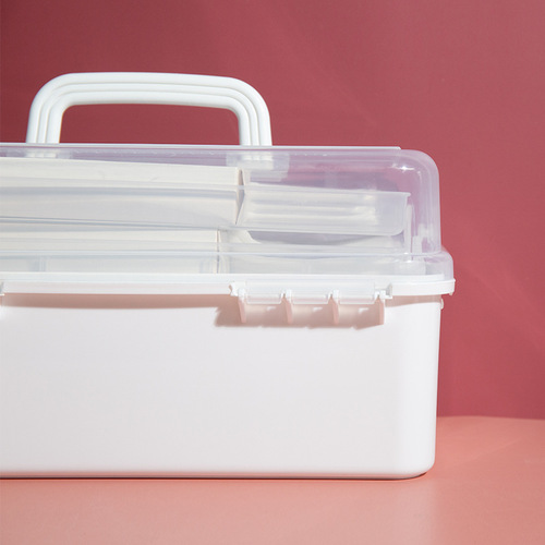 Medicine box household box first aid medical box student art tools stationery storage box for painting multifunctional storage box