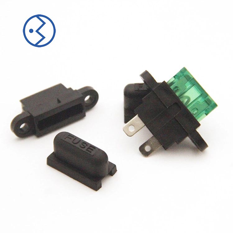 工厂直供批发 适配中号保险丝 PCB板专用 逆变器保险丝座