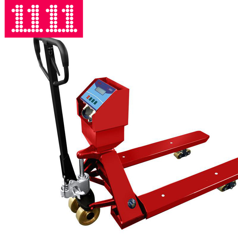 新疆爆地牛秤哪家好 1-3T本安型爆叉车秤 手动液压电子秤叉车