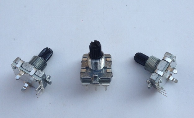 EC16 音响编码器 24档位 EC16 编码器 24位编码 15梅花轴