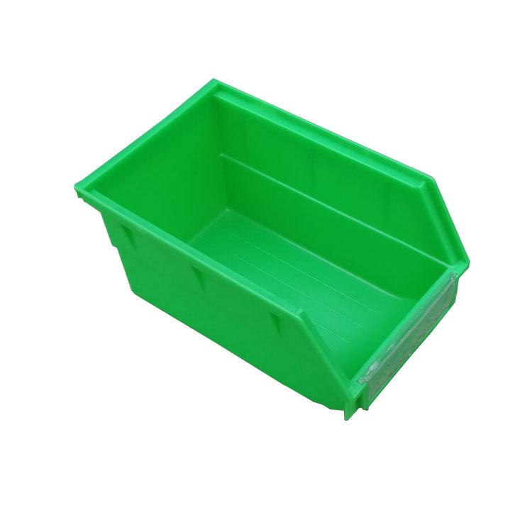 供应B4号小盒子外径220*140*125 塑料储物盒 斜口物料挂盒