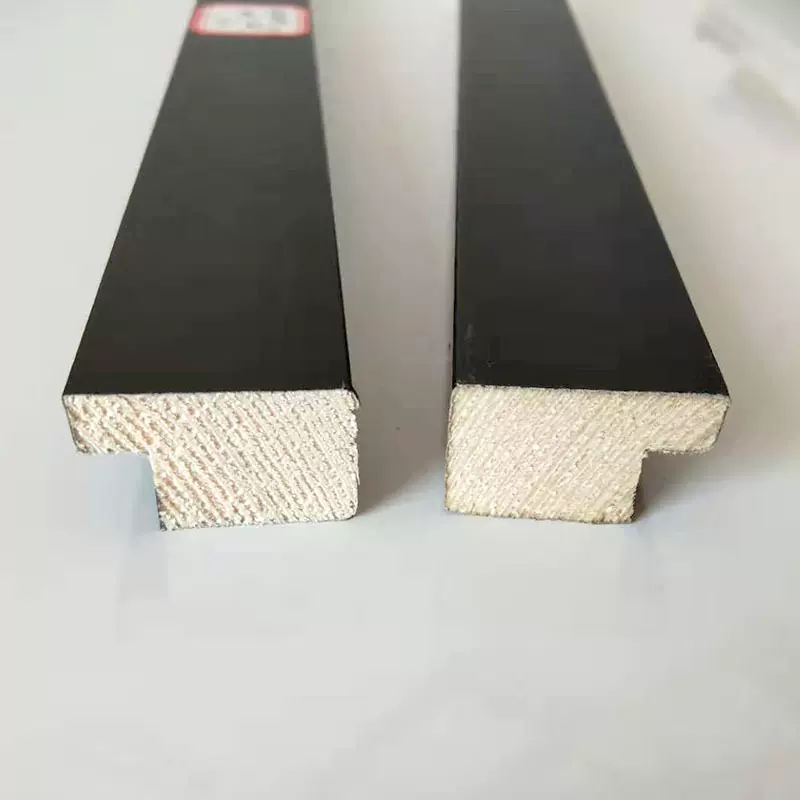 实木包覆相框线条镜框条简约装饰相框木线条L型金华厂家批发