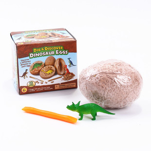 New Factory Direct archaeological excavation simulation dinosaur model toys children's science and education puzzle dinosaur egg toys
