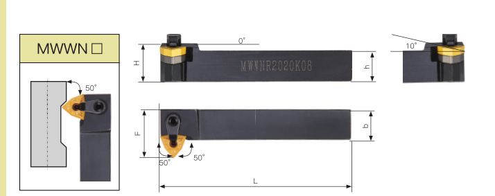 数控车刀MWWNR/L 2020K08 2525M08