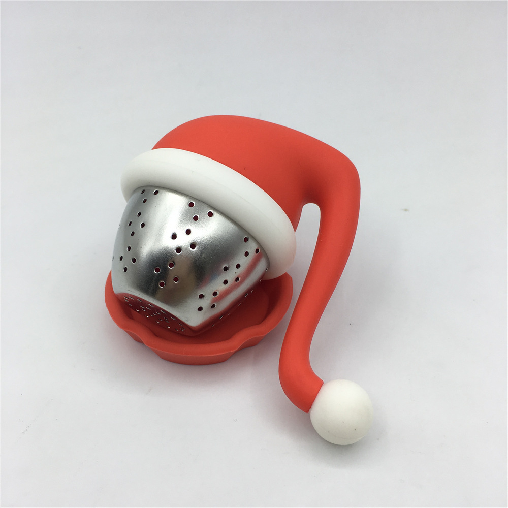 圣诞帽茶漏 Christmas hat tea infuse