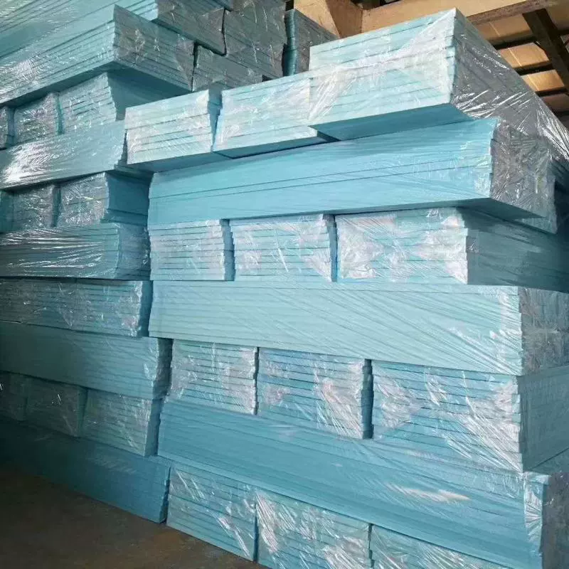 Thermal squeezing board flame retardant squeeze polybenzene board airport runway blue XPS squeeze insulation board