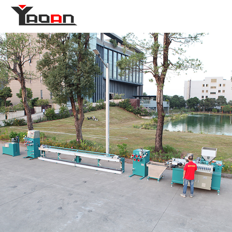 燿安塑胶PP三色仿藤挤出设备PE三色或单色仿藤挤出挤设备