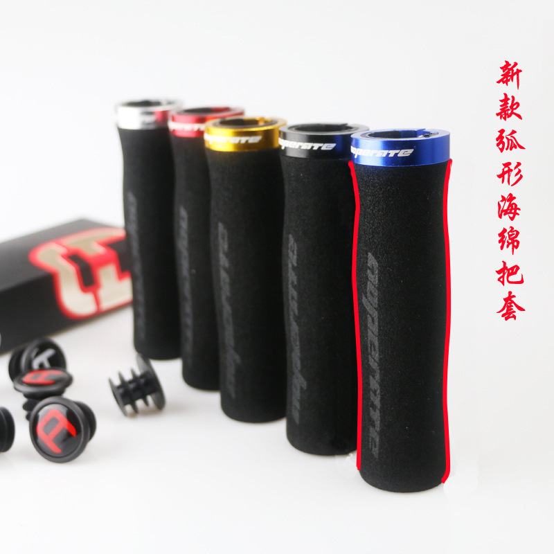 Grips Mountain bike currency Arc unilateral Lock colour Cross border Explosive money sponge handle grip