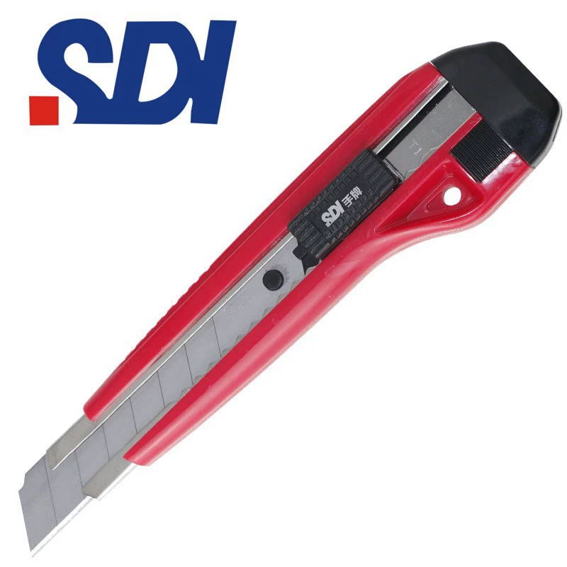Тайваньский SDI рукав 0423C крупного масштаба нож 18 мм большиe обои резка бумаги резка, самозамок агентский нож