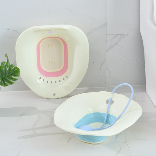 Sit-in tub without squatting toilet, sit-in basin for elderly, postpartum women, pregnant women, bath tub, wash buttocks basin, male care basin, female postpartum basin