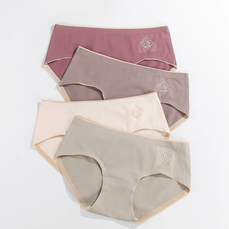 Японские штаны, хлопковые брюки, дышащие бактерицидные sexy underwear для коррекции формы бедер, средняя посадка
