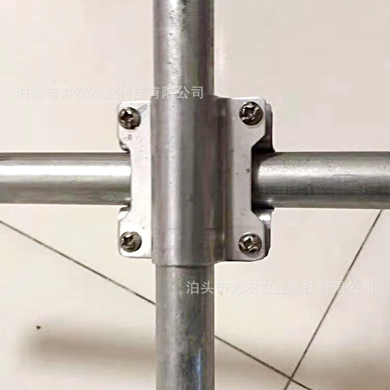 Крестовая карта для теплицы, аксессуары для теплицы, круглая труба, крестообразный держатель для карт, стальной соединитель для труб