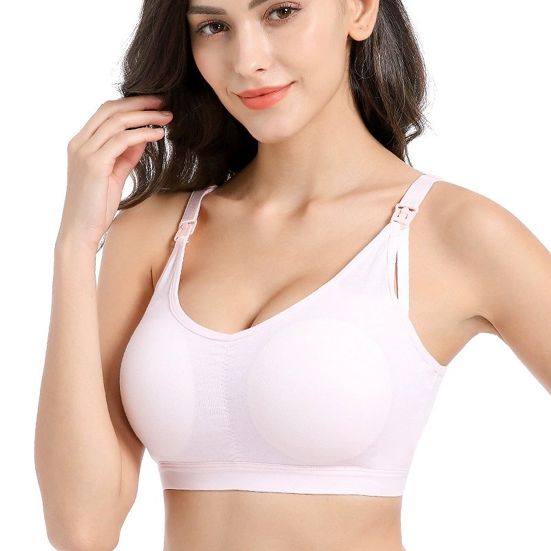 Comfortable thin breathable underwear for pregnant, bra for breastfeeding, front lock