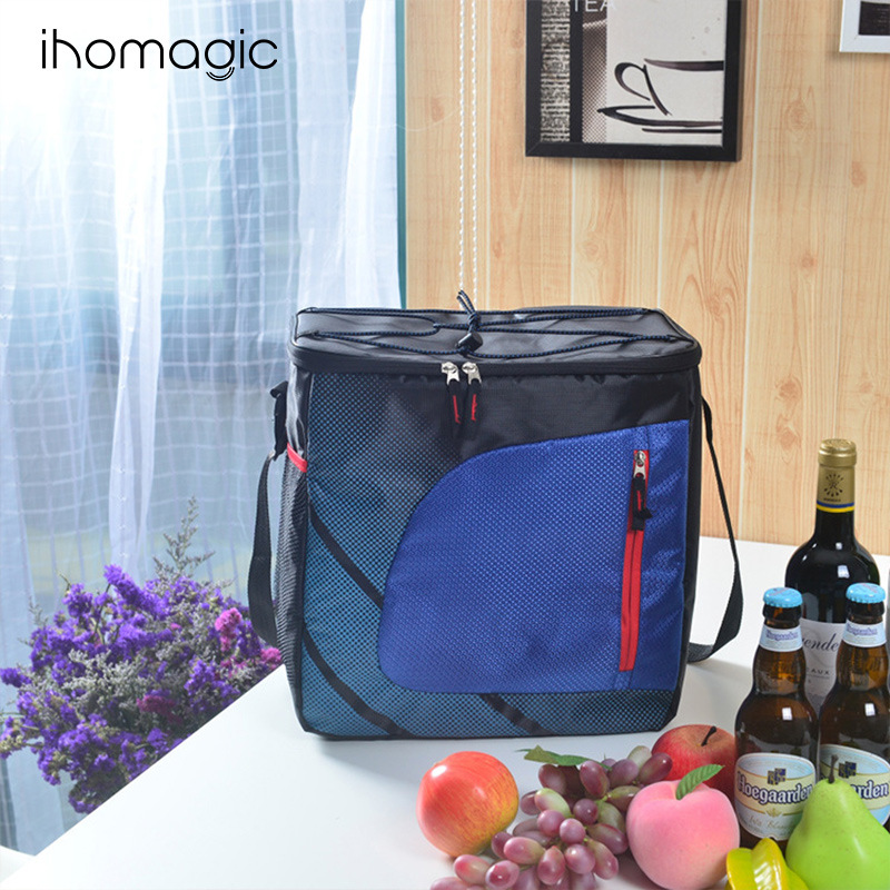 饮料酒水便携式午餐包 手提式牛津布保温包 大容量户外野餐冰包