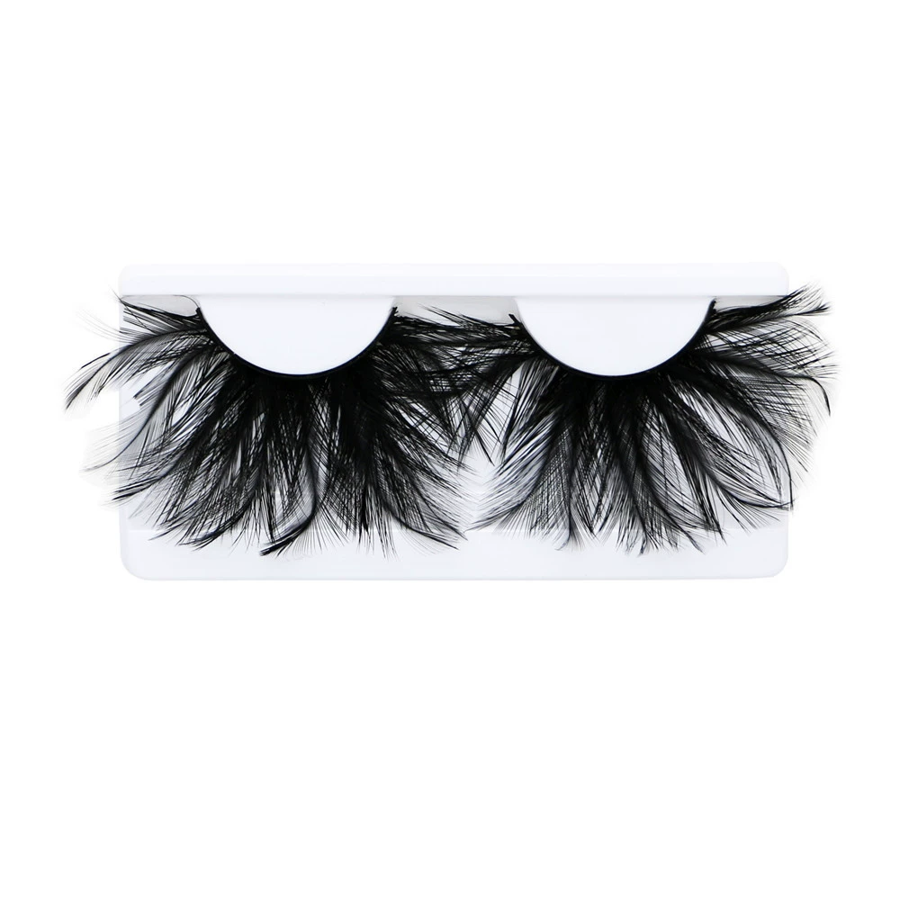 Maylintech 1pair Feather 3d Thick Winged Natural Long False Eyelashes Party Nightclub Makeup Eye Lash Halloween Xmas Show Eyeashes -Zentai shop online 12357699001 1058549281.jpg