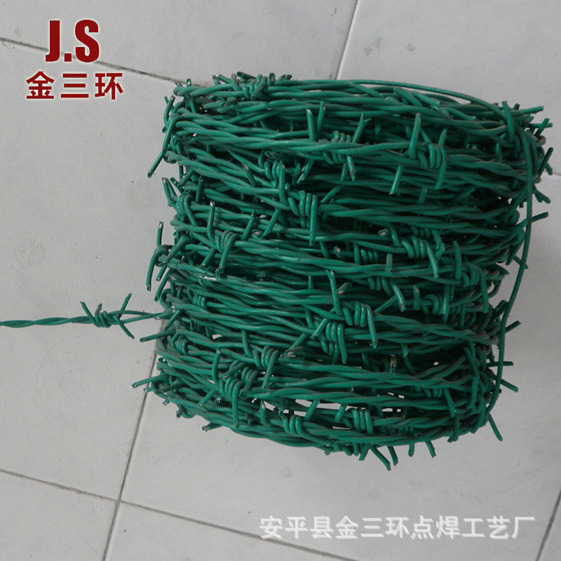 工厂供应刀片刺绳 直线型双股镀锌铁丝刺绳不锈钢规格多样-阿里巴巴