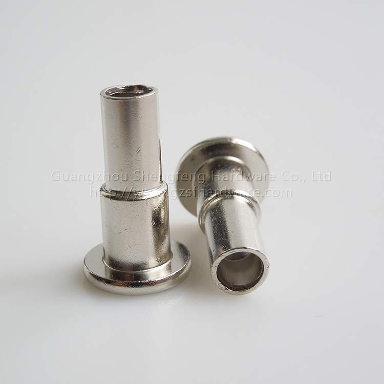 供应平头半空心铆钉、台阶半空心铆钉