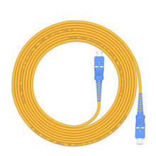 电信级SC-SC光纤跳线 三环插芯 单模单芯光纤线 收发器尾纤连接线
