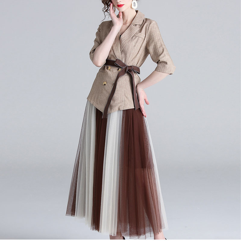 Costume femme en Mélange de coton - Ref 3334470 Image 3