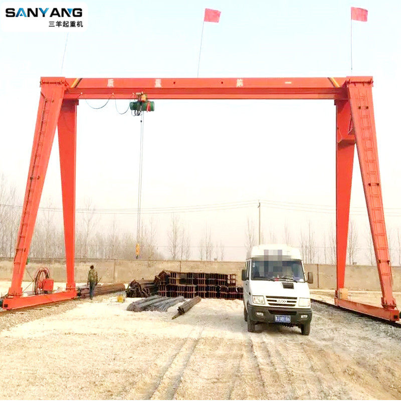 山東起重廠家終身維修起重機回收二手龍門吊起重機電動單梁起重機