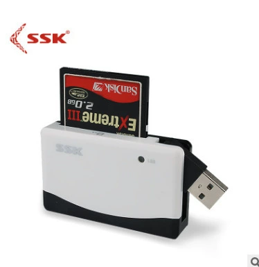 SSK 读 s s s SCRM057 многофункциональный считыватель TF/SD CF карты памяти