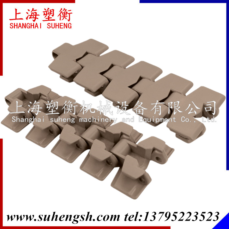 880TAB-RT BO小半径转弯链 塑料平顶链 塑钢侧弯链 R150输送链板