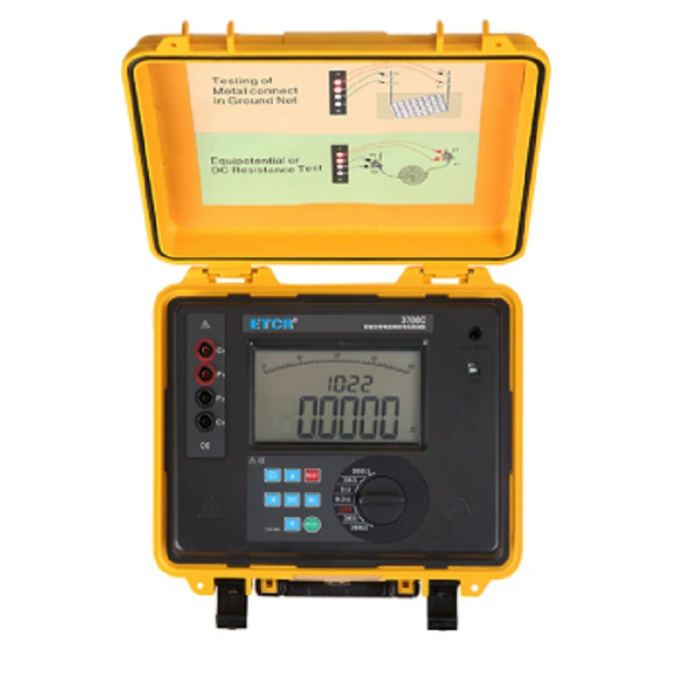 Иридий ETCR3700C Интеллектуальный эквипотенциальный связывающий тестер сопротивления микро-метр сопротивления Омметр генеральный агент