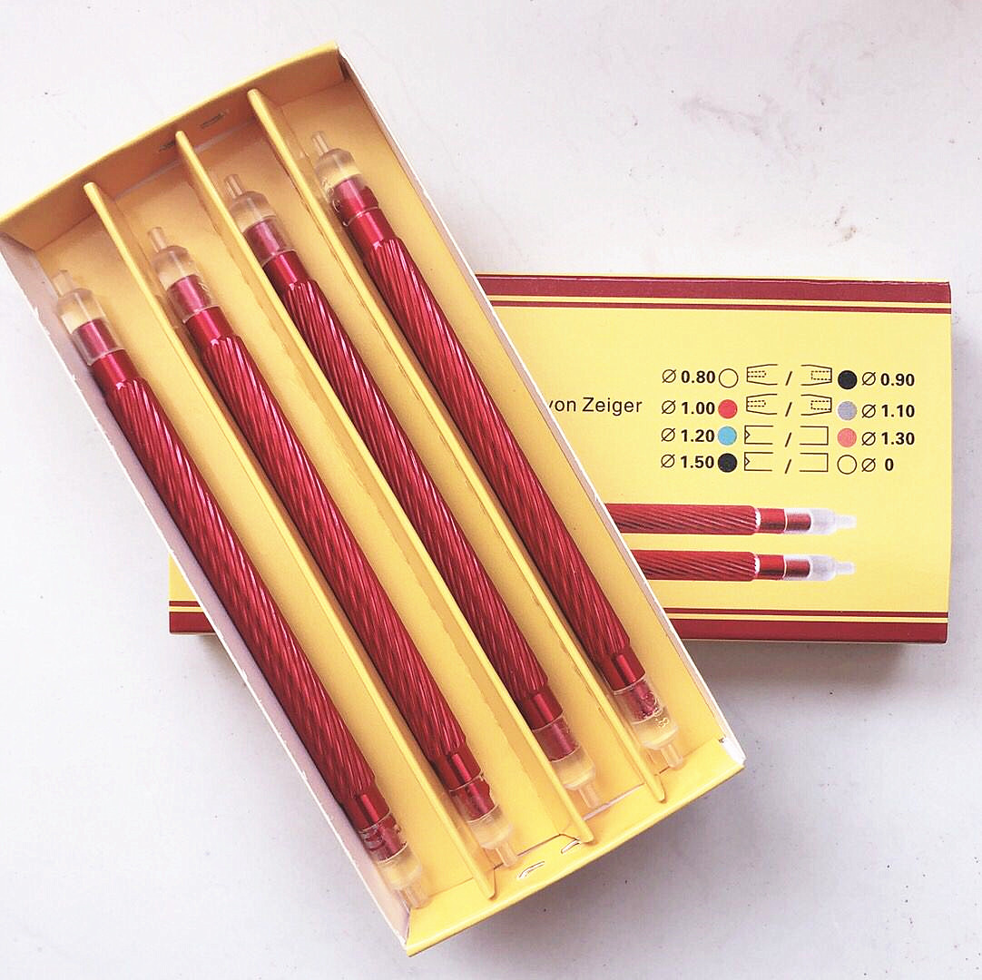 修表工具NO.7405 亚克力 胶头装针器装表针装针笔四支装 手表维修