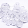 Plastic acrylic round beads, hair accessory, hair rope