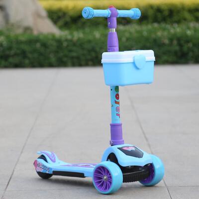 Manufactor Direct selling children Scooter 3-7-9 girl Pedal Pulley Lifting fold Toy car