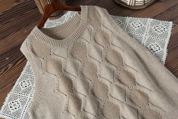 Gilet femme en Mélange de poils de lapin - Ref 3317343 Image 21