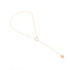 Accessory for leisure, pendant with tassels, universal necklace, long sweater, European style, simple and elegant design