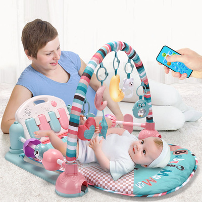 Newborn baby Fitness frame baby multi-function music Pedal harp Toys children baby Souptoys